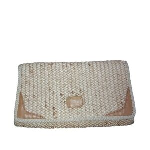 Vintage Straw Clutch Made in Spain